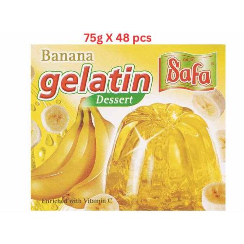 Zahrat Safa Jelly Banana (Pack Of 48 X 75g)