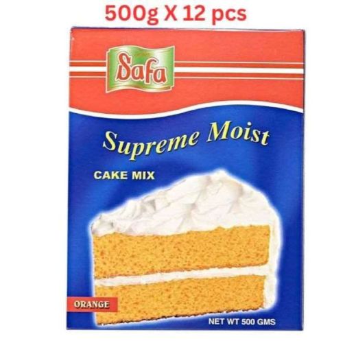 Zahrat Safa Cake Mix Orange (Pack Of  12 X 500g)