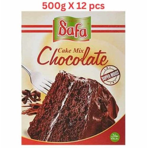 Zahrat Safa Cake Mix Chocolate (Pack Of 12 X 500g)