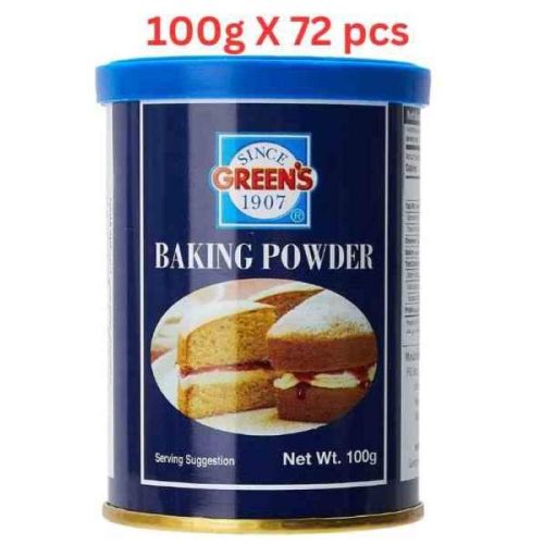 Green's Baking Powder (Pack Of 12 X 6 X 100g) 