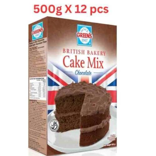 Green's Chocolate Cake Mix  (Pack Of 2 X 6 X 500g)