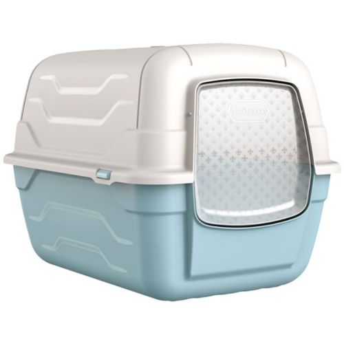 Georplast Roto-Toilet Cat Litter Box - Blue (Pack Of 3)