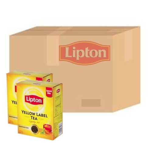 Lipton Yellow Label Black Tea Powder Loose 400g, Box of 24