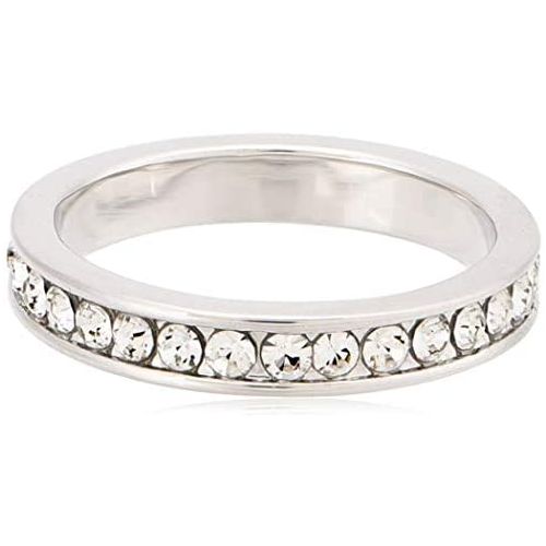 Swarovski Elements Women's 18K White Gold Plated Ring - Size US 6 [SWR-022]