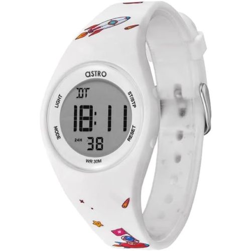 Astro Kids Digital White Dial Watch - A23904-PPWW-SP