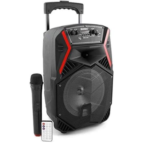 iSonic Trolley Speaker With Mic, Black - iS 469
