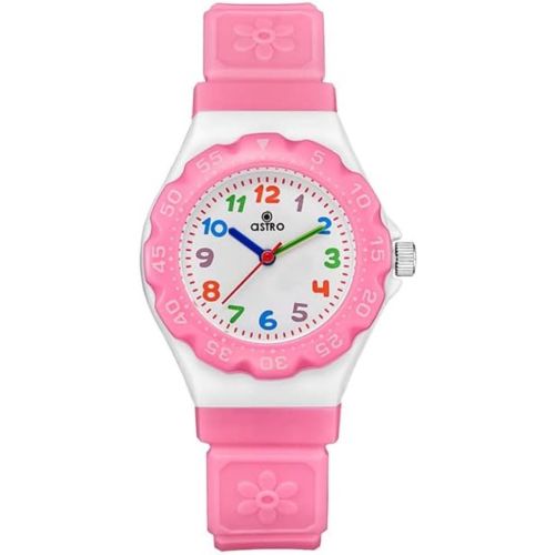 ASTRO Kids Analog White Dial Watch - A23803-PPPP