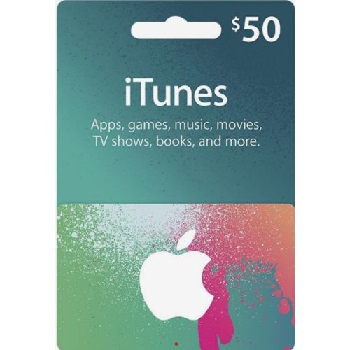 $50 USA Apple iTunes Gift Card (Instant E-mail Delivery)
