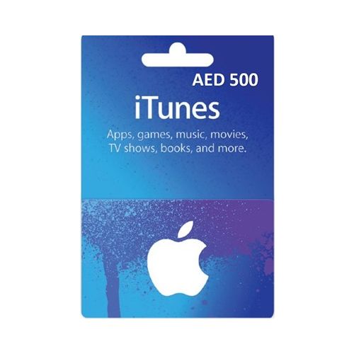 AED 500 Apple iTunes Card (Instant E-mail Delivery)