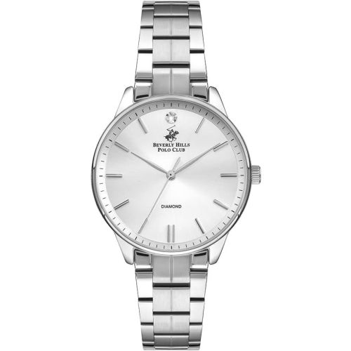 Beverly Hills Polo Club Womens Analog Silver Sunray Dial Watch - BP3230X.330