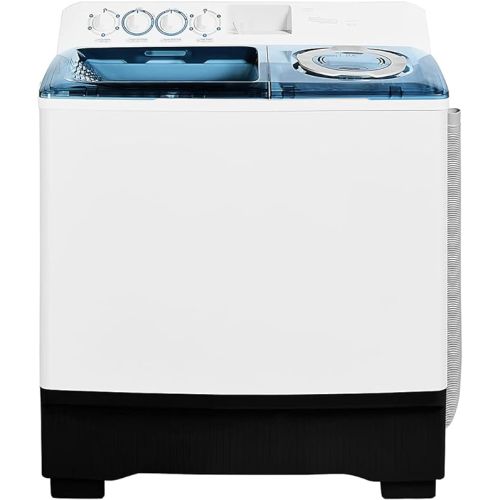 Super General 14 kg Twin-Tub Semi-Automatic Washing Machine, Efficient Top-Load Washer With Lint Filter, Spin-Dry, SGW-155