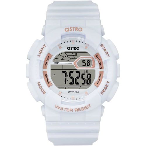 Astro Kids Digital White Dial Watch - A22911ppww