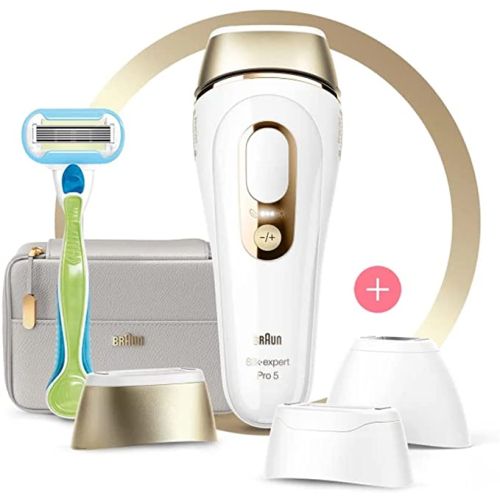 Braun Silk Expert Pro 5 PL5257 IPL Hair Removal System With 4 Extras - White 