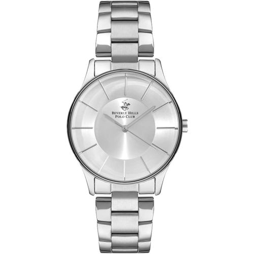 Beverly Hills Polo Club Women's Analog Silver Sunray Dial Watch - BP3286X.330
