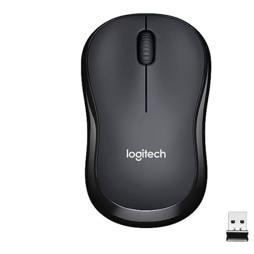 Logitech M220 Wireless Mouse, Silent Buttons, 2.4 GHZ With USB Mini Receiver