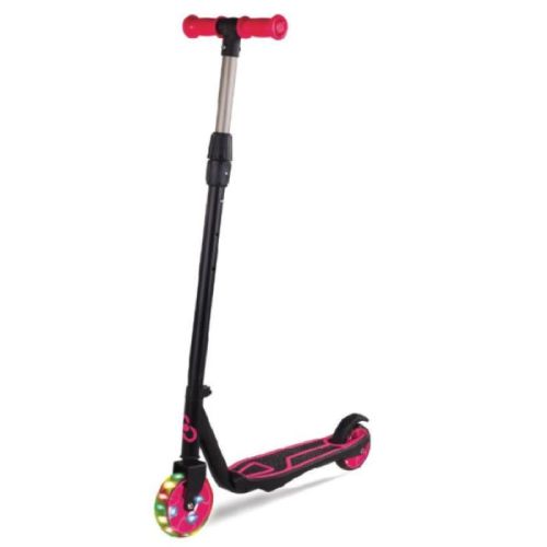Megastar Coolwheels Neon Kick Scooter 2 Wheels With Flashing Lights For 5+ Age Kids - Pink (UAE Delivery Only)