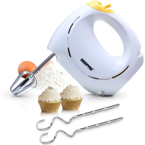 Geepas Hand Mixer, 7 Speed With Turbo,150W‎, White - GHM43012