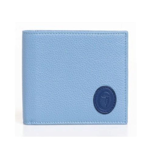 Trussardi Elegant Light Blue Leather Wallet (TR-24085)