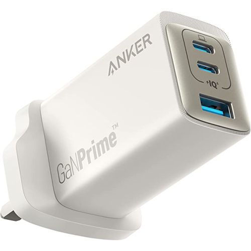 Anker 735 Charger (GaNPrime 65W) Charger - 2 USB-C And 1 USB-A Golden - A26682B1