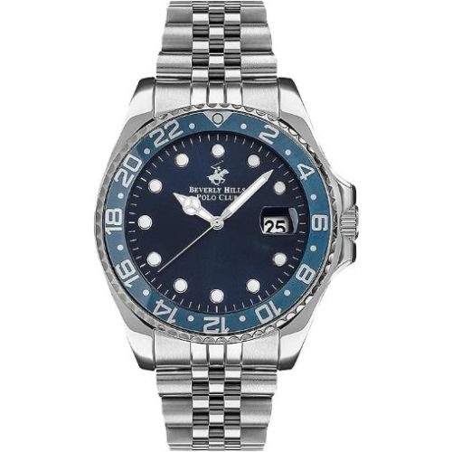 Beverly Hills Polo Club Men's Analog Dark Blue Dial Watch - BP3126X.390