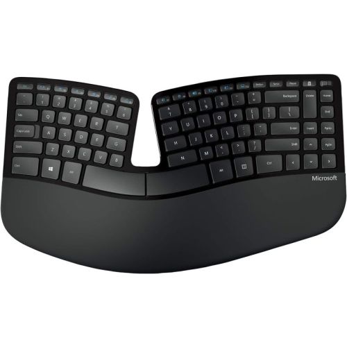 Microsoft Ergonomic Blue Track Technology Keyboard And Mouse, English And Arabic - L5V-00018