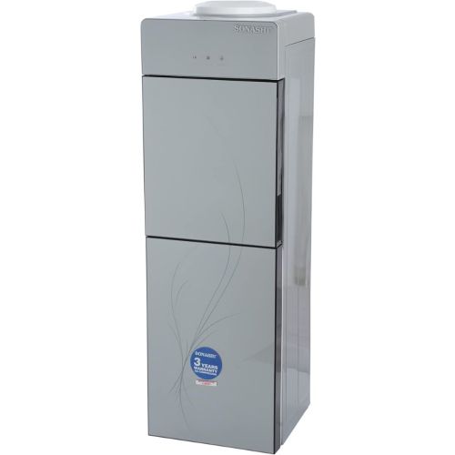 Sonashi Free Standing Water Dispenser w- Stainless Steel, LED Light Indicator, Hot & Cold Water - SWD-54 