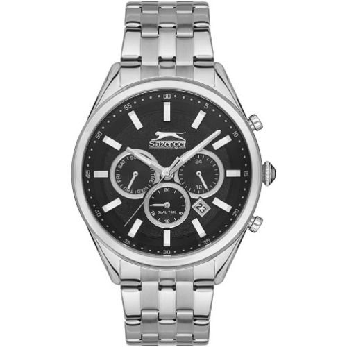 Slazenger Men's Multi Function Black Dial Watch - SL.9.6546.2.01