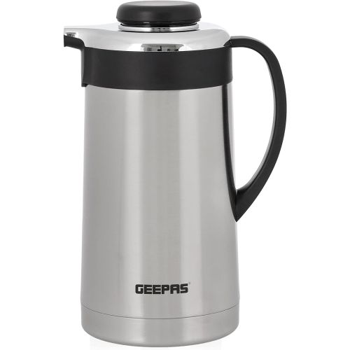 Geepas Stainless Steel Vacuum Flask, Double Walled Airpot, GVF27016