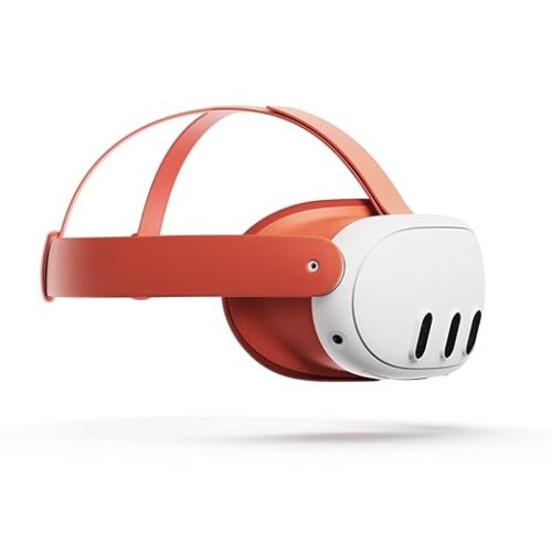 Meta Quest 3 Facial Interface & Head Strap (Orange)