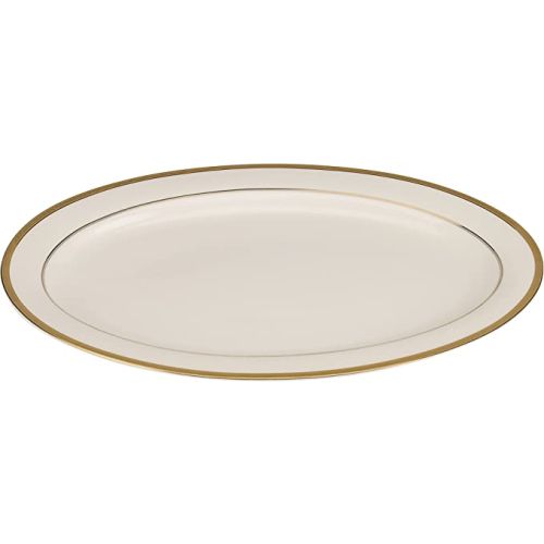 Royalford Premium Bone China Plates, 14" Oval Dinner Plate-(Multicolor)-(RF10466)