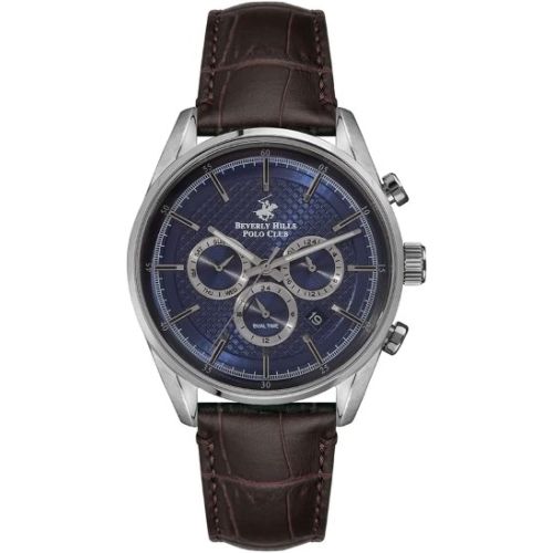 Beverly Hills Polo Club Men's Multi Function Dark Blue Dial Watch - BP3004X.392