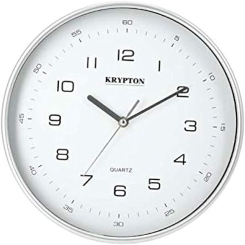 Krypton Round Wall Clock White - KNWC6122