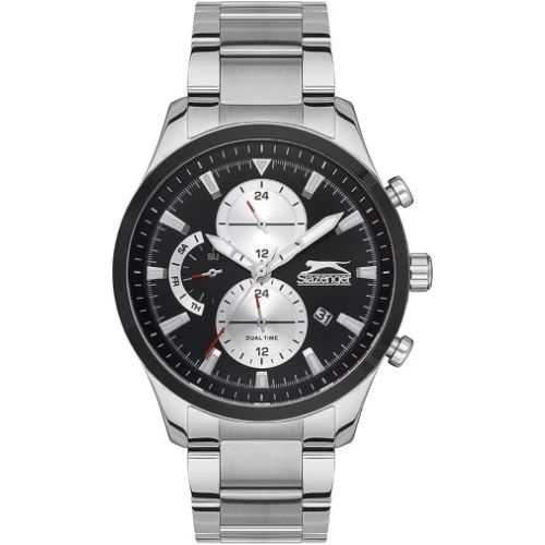Slazenger Men's Multi Function Black Dial Watch - SL.9.6511.2.02