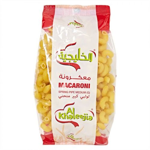 Al Khaleejia Spring Pipe Medium Macaroni 400 gm (6291013400107)