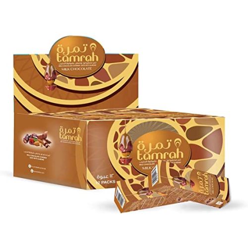 Tamrah Milk Chocolate 40Gm, Box 12 Pcs 