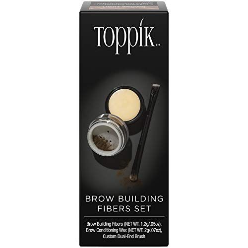 Toppik Brow Building Fibers Kit Light Brown