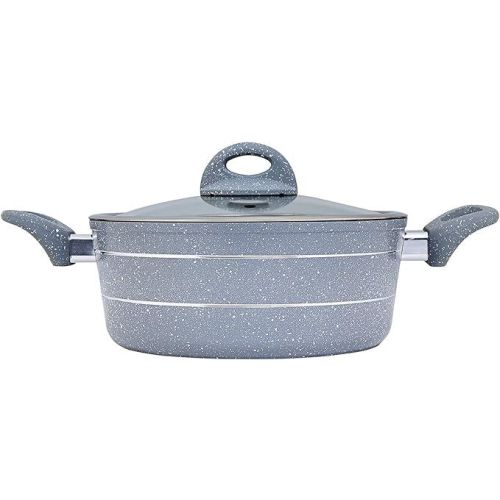 Royalford Smart Casserole with Glass Lid Grey - RF9472