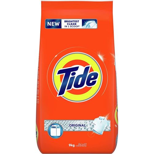 Tide Powder Laundry Detergent, Original Scent, 9 kg (UAE Delivery Only)