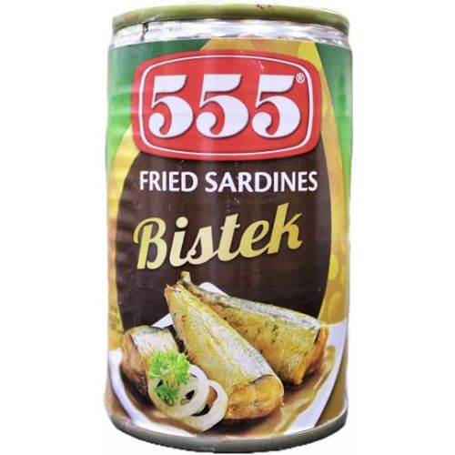 555 Fried Sardines Bistek - 155 Gm Pack Of 100 (UAE Delivery Only)