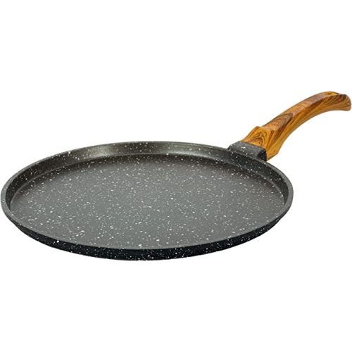 Royalford Pizza Pan, Granite Coated Die-cast Aluminium-(Multicolor)-(RF10767)
