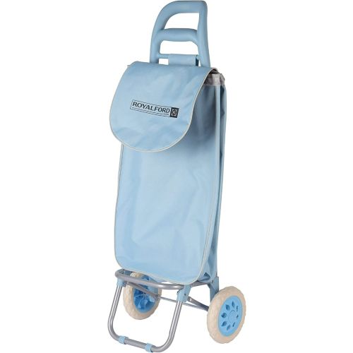 Royalford 34 L Shopping Trolley Bag-(Blue)-(RF11369)