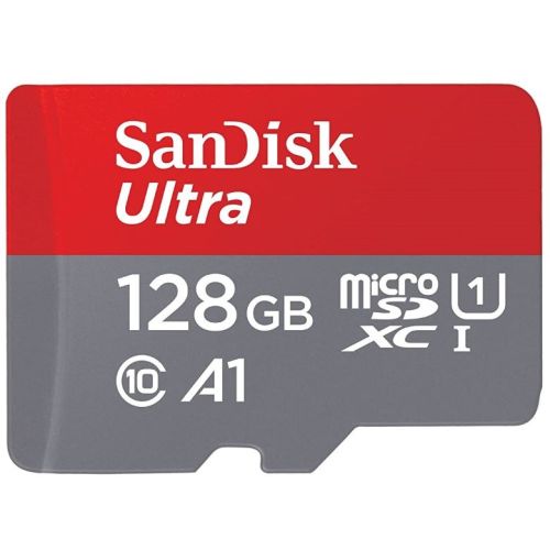 SanDisk 128GB Ultra UHS I MicroSD Card 140MB/s R - SDSQUAB-128G-GN6MN