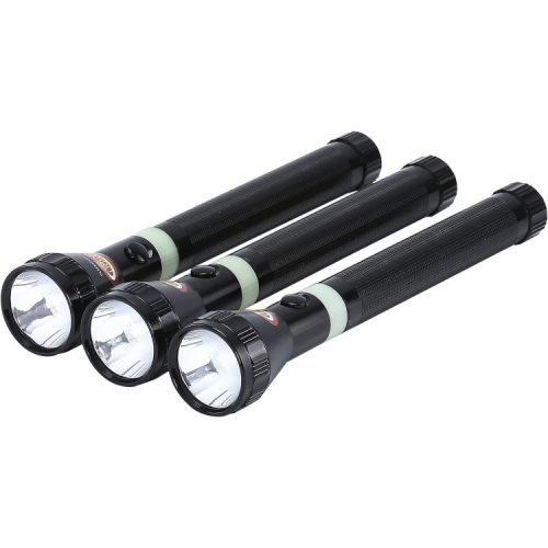 Olsenmark 3-In-1 Rechargeable Waterproof LED Flashlight Black - OMFL2800