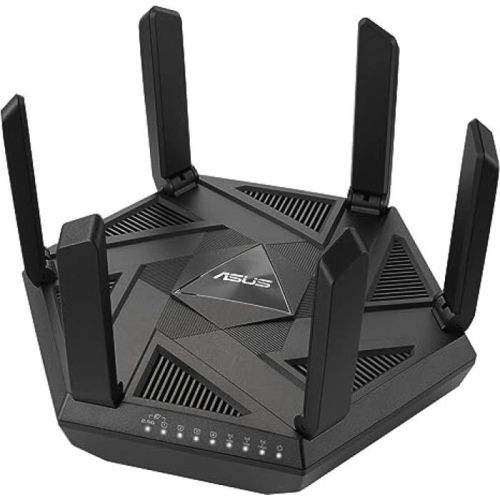 ASUS RT-AXE780 Tri-band WiFi 6E Router, 90IG07B0-MU9B00, Black