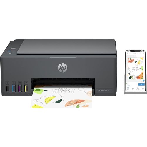 HP Smart Tank 581 Printer Wireless, Print, Scan, Copy, All In One Printer- Grey [4A8D4A]