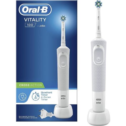 Oral-B Vitality 100 Cross Action Rechargeable Toothbrush - D100.413.1 Box