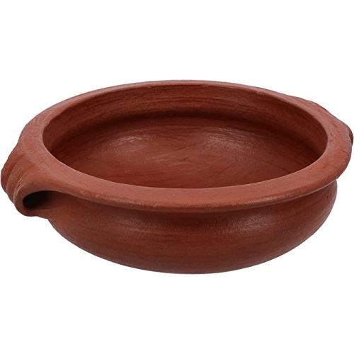 Royalford Uruli Chatti With Handle Handmade Clay Cookware - RF10587