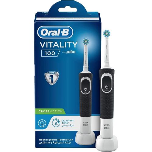 Oral-B Vitality  Ultra Thin Rechargeable Toothbrush Clam Shell White  - D100.413.1B