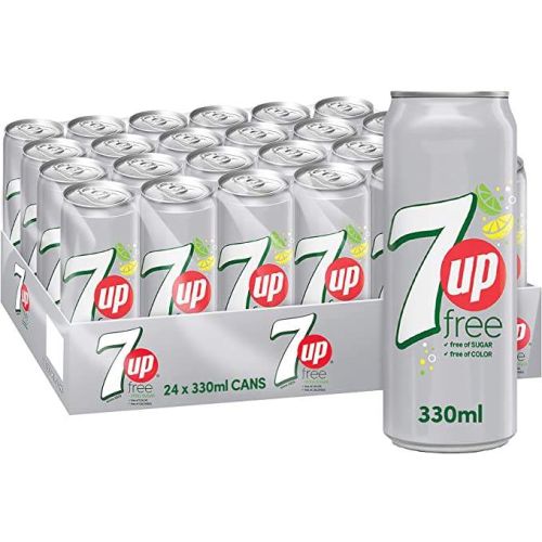 7Up Diet, Can - 24 x 330 Ml