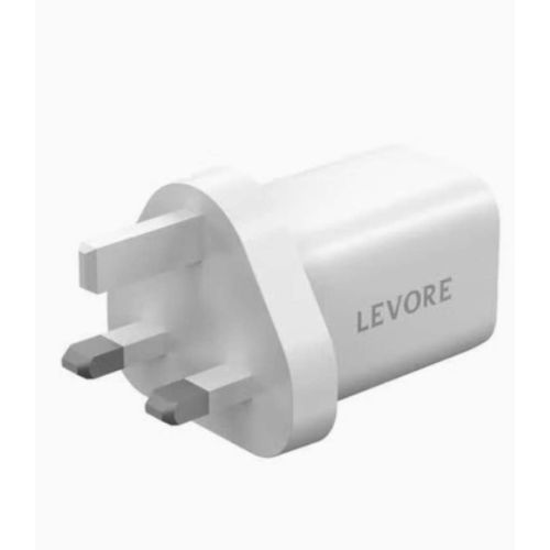 Levore Wall Charger Power Delivery Pd 2 Ports 33w-(White)-(LGW121-WH)